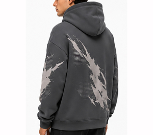 Sudadera con Capucha de Diseñador, Estilo Holgado, Ropa Urbana, Sudadera Informal para Hombre, Uso Diario - Product Image 3