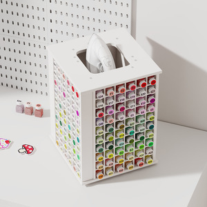 Support de rangement rotatif multicouche pour perles Hama avec séparateurs pour flacons en <span class=keywords><strong>plastique</strong></span> de 30 ml et organisateur de bureau - Product Image 5
