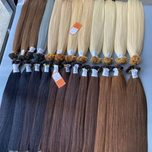 Offre spéciale 100% cheveux humains 613 cheveux vierges crus I Tip Extensions de cheveux Cuticule vierge crue alignée - Product Image 4