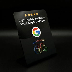 Tarjeta NFC Inteligente con Código QR para Reseñas, Pantalla de Retroalimentación Instantánea, Captura de Calificaciones de Google, Herramienta Empresarial Moderna - Product Image 3