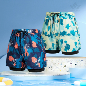 <b>Men's</b> <b>Camouflage</b> Board <b>Shorts</b> Quick Dry Drawstring Beach Swim Training <b>Shorts</b> with Side Pockets - Product Image 4