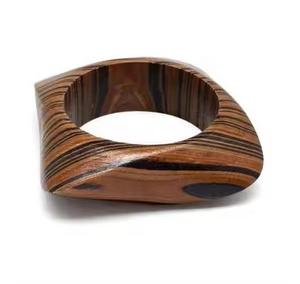Natural Finished Wooden Bangle For Party Festive Wedding Modern Wrist Bangle Antique Fashion Jewelry Wooden Cuff & <b>Bracelet</b> - Product Image 1