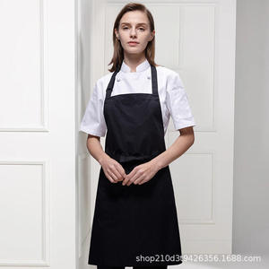 Delantal de Cocina Estilo Coreano para Hombre Tesmei, con Logotipo Bordado Personalizado, Cuello Ajustable, para Restaurante, Cafetería y Hogar - Product Image 5