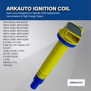 Bobina de Encendido de Alto Rendimiento ARKAUTO 90919-02256 9091902250 UF507 para TOYOTA <span class=keywords><strong>LEXUS</strong></span> 1AR 2AR 1UR 2UR 3UR 1GR 2GR 4GR 5GR 6GR L4 <span class=keywords><strong>V6</strong></span> V8 - Product Image 4