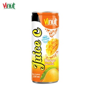 250ml Buen gusto Buena salud Bebida Diseño de empaque Fábrica Bebida de jugo de mango enlatado - Product Image 5
