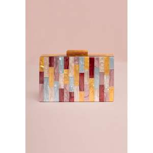 กระเป๋าคลัทช์เรซิ่นทันสมัยสำหรับผู้หญิง ตกแต่งงานปาร์ตี้สุดหรูสำหรับงานกลางคืน - Product Image 2