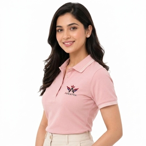 Design Comfortable Fit Durable Construction Custom Designs Premium <b>Women</b> <b>Polo</b> T-Shirt Soft Fabric with Classic Collar - Product Image 3