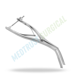 Écarteur de lamelles avec broche de verrouillage, taille standard, instrument chirurgical neurochirurgical de la colonne vertébrale - Product Image 3