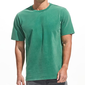 ผู้ผลิตพรีเมียม ขายส่งเสื้อยืดผู้ชายผ้าฝ้าย 100% คุณภาพสูง เสื้อยืดลำลองแบบเรียบพร้อมโลโก้สั่งทำสำหรับผู้ชาย - Product Image 5