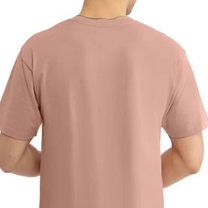 T-shirt tubulaire idéal pour homme, col rond, coton léger, vêtements décontractés basiques, collection été - Product Image 4