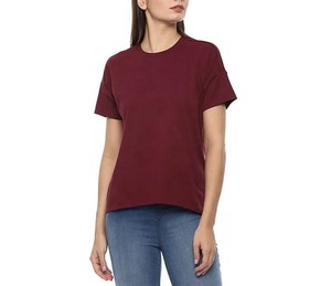 T-shirt de sport pour femme en gros, anti-transpiration, avec logo personnalisé, prix usine, vêtements en vrac - Product Image 1