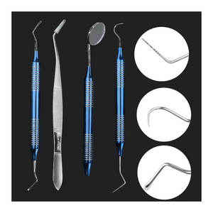 ชุดตรวจทางทันตกรรมแบบมืออาชีพ MEDZORA SURGICAL ชุดอุปกรณ์วินิจฉัยทำจากสแตนเลส ประกอบด้วยกระจก ที่ตรวจ ปากคีบ และอุปกรณ์ตรวจสอบช่องปาก - Product Image 5