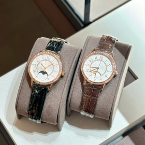 Reloj de Mujer Rendez-Vous, con Indicador de Fase Lunar, Bisel con Diamantes, Caja de Acero Inoxidable/Oro Rosa, Elegante Reloj de Pulsera - Product Image 2