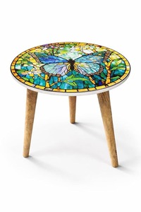 Table basse rectangulaire en bois d'acacia style Art Déco avec plateau relevable et rangement, fabriquée en Inde, décoration de salon pour Diwali - Product Image 4