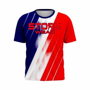 เสื้อยืดกีฬาแบบซับลิเมชั่นสั่งทำพิเศษสำหรับผู้ชาย ผู้หญิง และทีม  รับผลิตเสื้อทีมแบบซับลิเมชั่นสั่งทำพิเศษพร้อมพิมพ์ลาย - Product Image 4