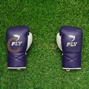 Brand New High Quality Professional Fly Boxing Set Gloves <b>Head</b> Groin Protector Set Cowhide Leather Breathable Purple Boxing Set - Product Image 2