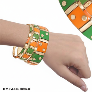 Elegante Brazalete de Moda Chapado en Oro, Brazalete Apilable Minimalista para Mujer, Joyería de Lujo, Regalo - Product Image 3