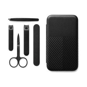 Kit de soin des ongles de voyage pour hommes et femmes, ensemble de manucure en acier inoxydable avec coupe-ongles pour doigts et orteils, lime à ongles courbée, Pakistan - Product Image 1