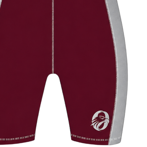Maroon and <b>Silver</b> Rowing Champ <b>Suit</b> Mens Sleeveless Competition Uniform Performance Racing Singlet Custom Wholesale Team Sports - Product Image 6
