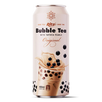 Boisson au thé au lait et au gingembre frais Rita 325ml en conserve, vente en gros OEM, naturelle, épicée, instantanée, prête à boire, en canette aluminium