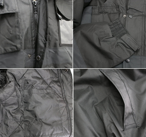 Veste de sécurité pour homme de qualité supérieure, couleur personnalisée, classe 1 ANSI, imperméable, bande réfléchissante LED, taille plus - Product Image 4
