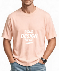 T-shirt unisexe décontracté en coton épais 260 GSM, prêt à l'emploi, personnalisable avec logo sérigraphié, manches courtes - Product Image 4
