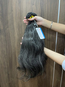 Extensiones de Cabello Humano Virgen 100% al por Mayor, Alta Calidad, con Punta de Queratina, Estilo Ondulado Natural, Precio Económico Directo de Fábrica, Vietnam - Product Image 4
