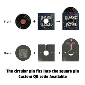 Pin de Solapa Redondo de Metal con Código <span class=keywords><strong>QR</strong></span> Escaneable Personalizado, Insignia de Metal con Precio de Fábrica y Sin Pedido Mínimo - Product Image 5
