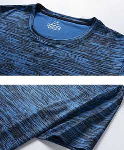 <b>Men's</b> Striped <b>Animal</b> Print Sequin Embroidery Short Sleeve O-Neck T-Shirt 100% Cotton Breathable Quick Dry Regular Fit Casual - Product Image 3