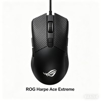 ROG Harpe Ace Extreme Optical Wireless Gaming Mouse 7-Tombol Ergonomis 47g Serat Karbon 8KHz Polling Rate Tri-Mode RGB 2Y