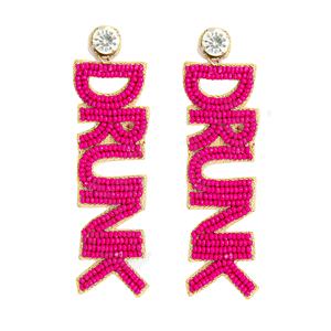 Boucles d'oreilles en perles de coeur multicolores complexes Cadeaux de mode fabriqués à la main pour des looks de fête dynamiques - Product Image 3