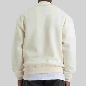 Pull-over de luxe surdimensionné pour homme, en molleton 100 % coton de haute qualité, coupe-vent, écologique, avec logo personnalisé sur le devant, style streetwear à capuche - Product Image 3