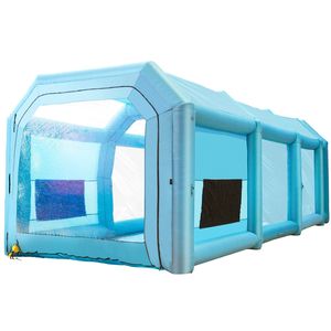 Cabina di Verniciatura Gonfiabile 39.4x16.4x13.1 ft con 2 Potenti Soffiatori e Filtro dell'Aria per Verniciatura a Spruzzo - Product Image 1