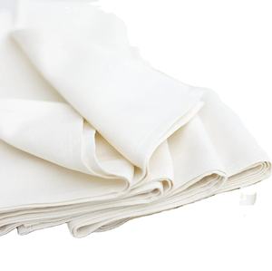 Servilletas Clásicas de Algodón Blanco Puro con Modernos Detalles Bordados en Azul Marino, Elegantes Accesorios para Mesa para Decoración de Fiestas - Product Image 2