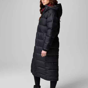 Luxury <b>Women's</b> Long Puffer Jacket Breathable Bubble Quilted <b>Winter</b> <b>Coat</b> Black Maxi Long <b>Padded</b> Jacket Fashion Outerwear - Product Image 2