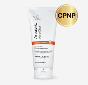 21. Espuma Limpiadora Facial con Ácido Salicílico Dermagen Acssak, Fórmula Blanqueadora y Antiacné para Piel Propensa al Acné, Enriquecida con Minerales - Product Image 1