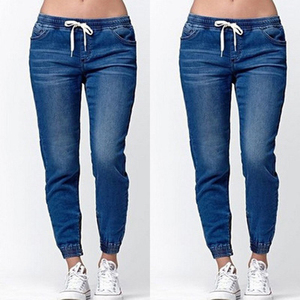 Jeans de Pierna Recta para Mujer, Pantalones Vaqueros Clásicos, Corte Regular, Cómodos para Uso Diario, Tela Suave y Elástica, Estilo Sencillo y Elegante, Color Sólido - Product Image 3