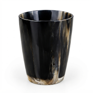 Natural Buffalo Horn Glass Handcrafted with Engraved Symbol Design & Rustic Pattern-Eco-Friendly Drinking <b>Cup</b> - Product Image 6