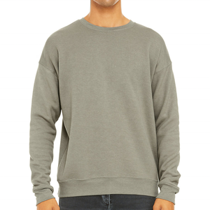 Pull-over décontracté unisexe en coton 100 % léger et écologique, à manches longues, col rond, coupe classique, imperméable, pour l'hiver – Vente en gros - Product Image 5