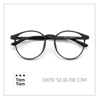 Montures de lunettes de vue transparentes Tam Tam OK151 52-18-138, monture complète unisexe, légères, anti-lumière bleue, anti-UV, usage quotidien