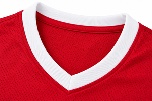 Camiseta Deportiva Personalizada de Baloncesto Roja sin Mangas con Cuello en V, Uniforme de Equipo Transpirable de Malla - Product Image 3