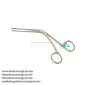 Pinzas de Micro oreja de alta calidad, instrumento quirúrgico de 4mm con revestimiento negro dentado - Product Image 4