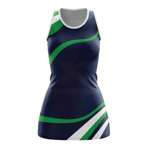 Uniforme de netball respirant pour femmes fabriqué en usine - Couleurs et logos personnalisables, haute qualité, best-seller, dernier style, en stock - Product Image 2