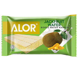 ALOR HALAL Sweet Creamy Jack Fruit Sugar Wafer <b>Biscuits</b> Individually Packed Crispy Freeze-Dried Fruit Sachet Low-Carb Low-Salt - Product Image 4