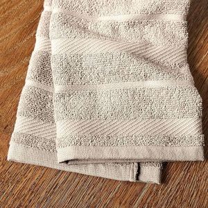 Set di 4 Asciugamani da Cucina Albany Milkshake Tan/Bianco 16"x26"-Comfort Cremoso per la Tua Cucina - Product Image 3