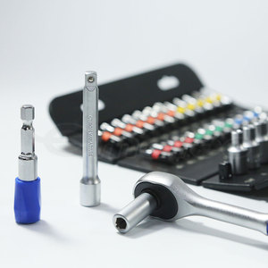 <span class=keywords><strong>Kit</strong></span> di strumenti compatti a cricchetto e presa da 37 pezzi per riparazione Auto e uso in officina - Product Image 6