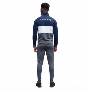 Conjunto Deportivo Hawk Eye para Hombre, Sudadera con Capucha de Forro Polar Delgado de 300g, Pantalón Largo con Botones, Transpirable - Product Image 2