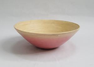 Cuencos grandes de bambú para ensalada, juegos de vajilla de color rosa y gris Natural, respetuosos con el medio ambiente, de la mejor calidad, de Vietnam - Product Image 3