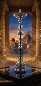 Oferta Mayorista Premium: Set de Cachimba Egipcia Shisha Mesri MES084 con Esfera Grabada - Product Image 2