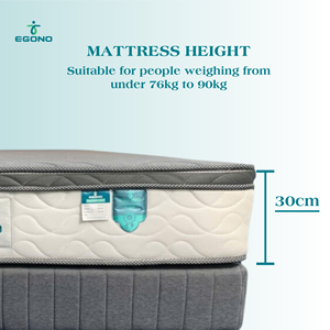 Premium EGONO Pocket <b>Spring</b> <b>Mattress</b> Independent Coil Orthopedic Support <b>Mattress</b> for Luxury Bedroom Use - Product Image 4